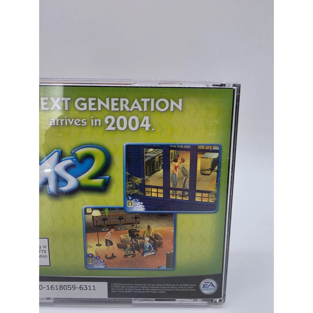 The Sims Vacation Expansion Pack PC Game 2002 EA Maxis Jewel Case Retro Vintage